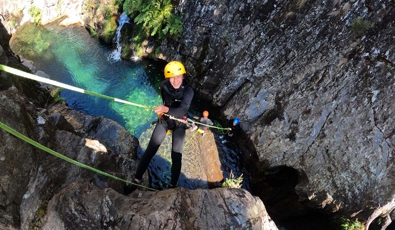 Canyoning no Rio de Frades