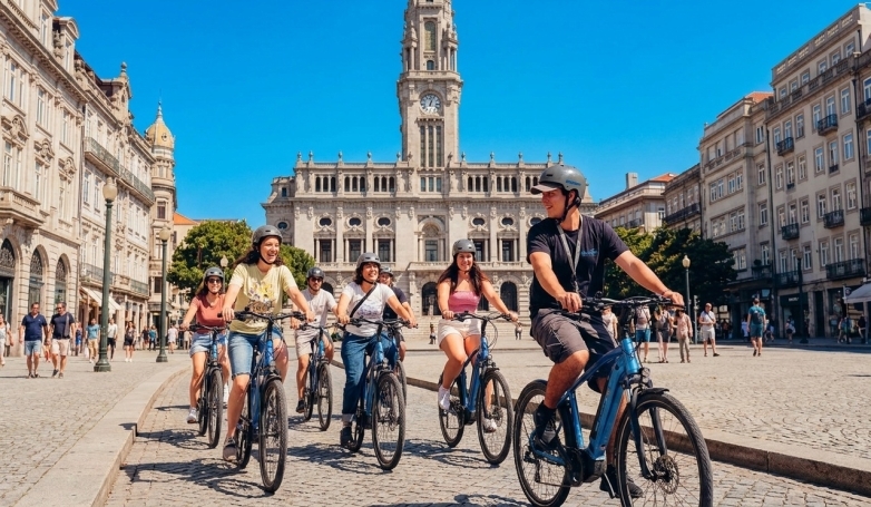 Tour de E-Bike no Centro Hist&oacute;rico Porto
